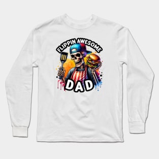 Flippin Awesome Dad Long Sleeve T-Shirt